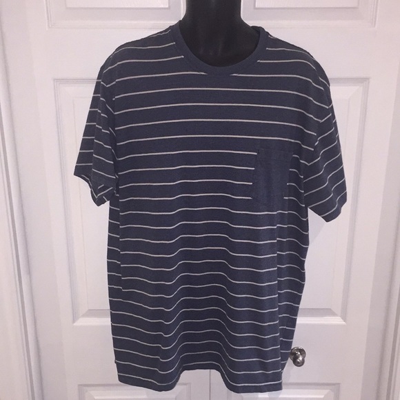 Foot Locker Men’s Striped T-Shirt with Pocket Size 2XL - Picture 1 of 5